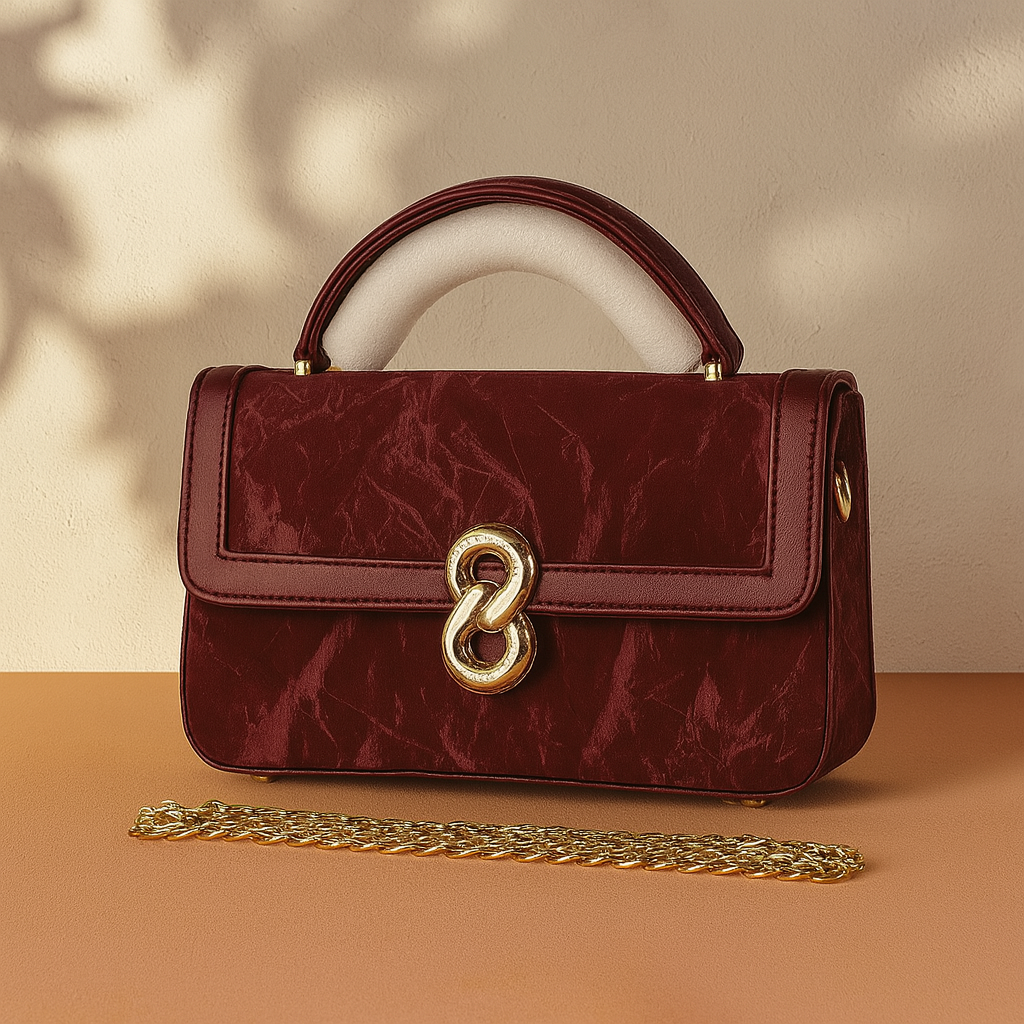 Eval Knot – Deep Wine Red