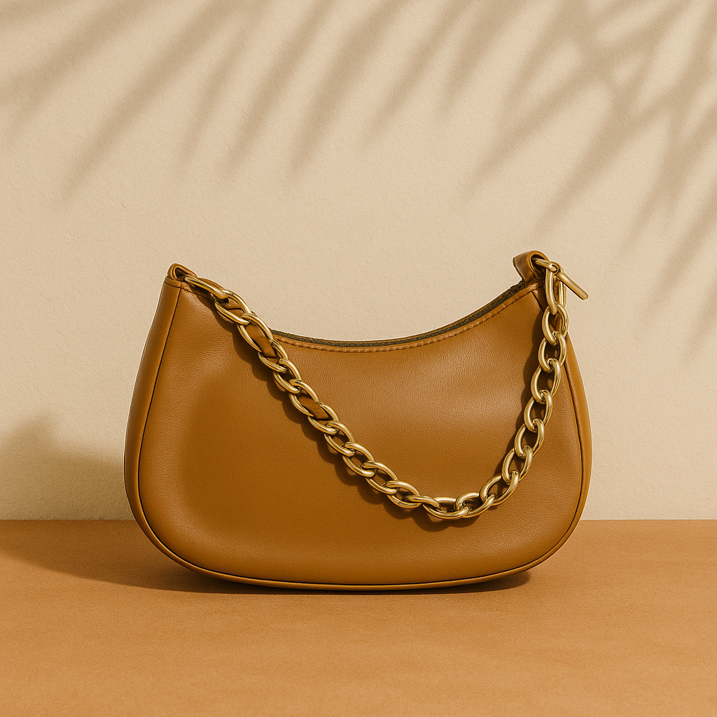 Eval ChainCrescent – Caramel Gold