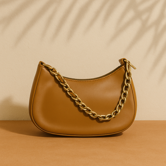Eval ChainCrescent – Caramel Gold